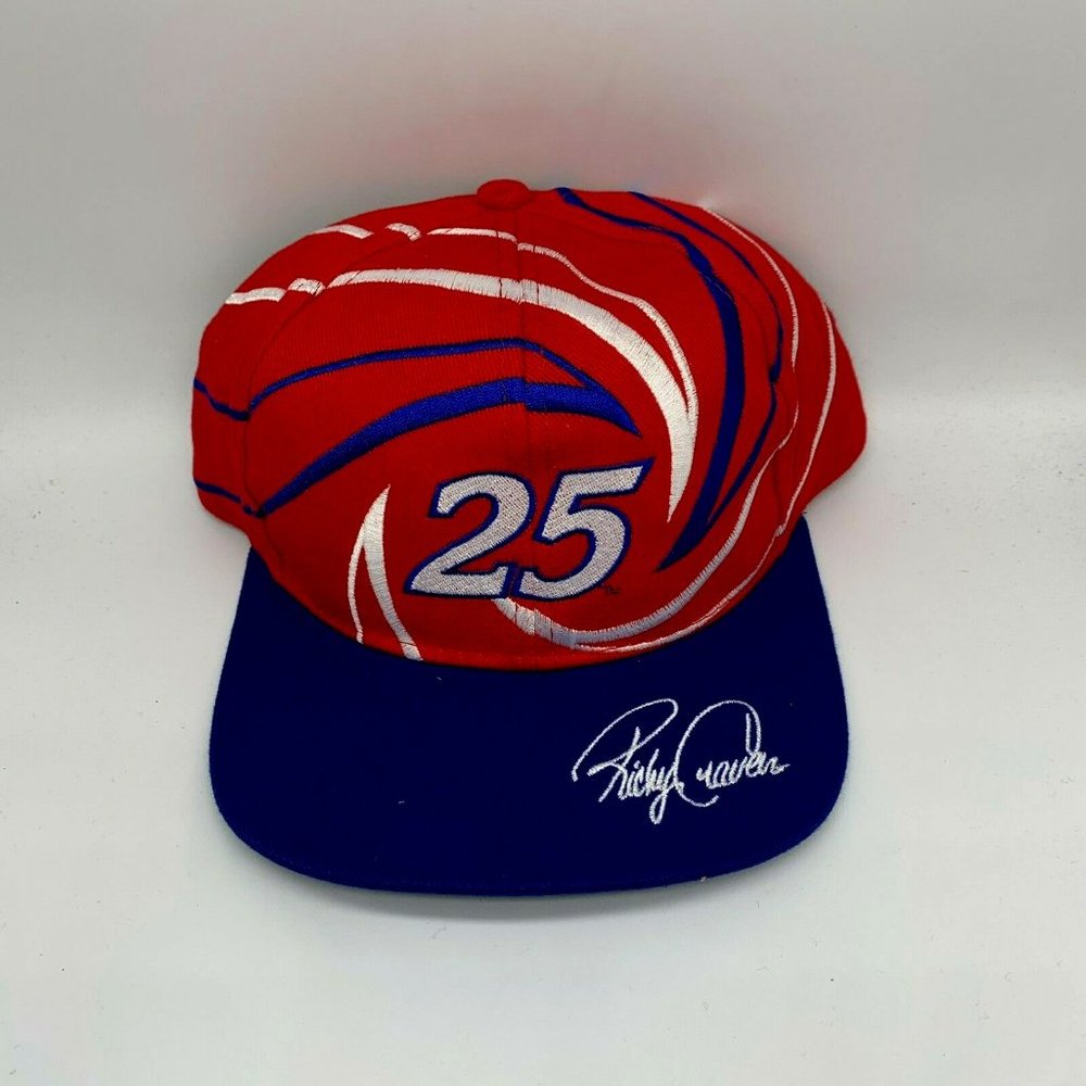 Vintage Ricky Craven #25 Nascar Sports Image Hat Snapback Cap Budweiser Racing